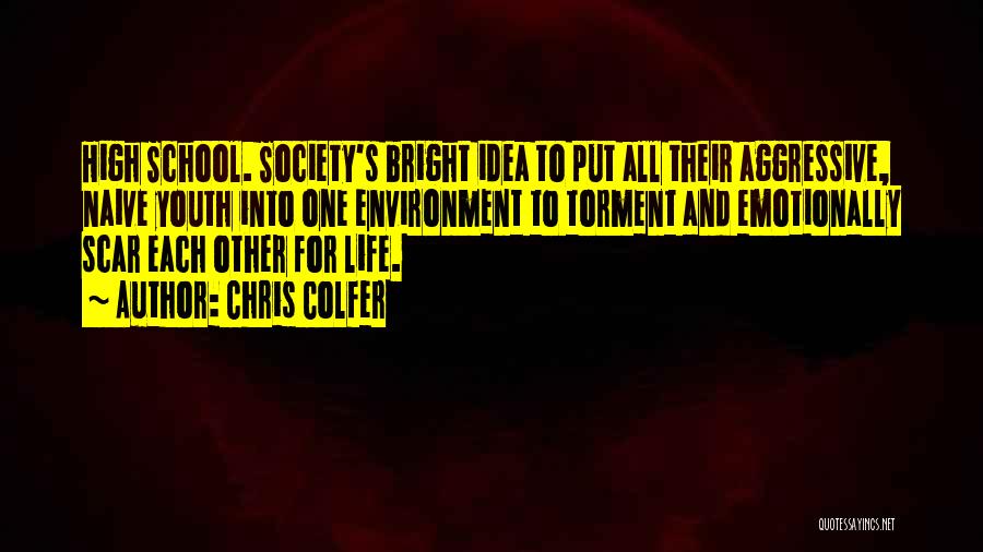 Youth And Environment Quotes By Chris Colfer