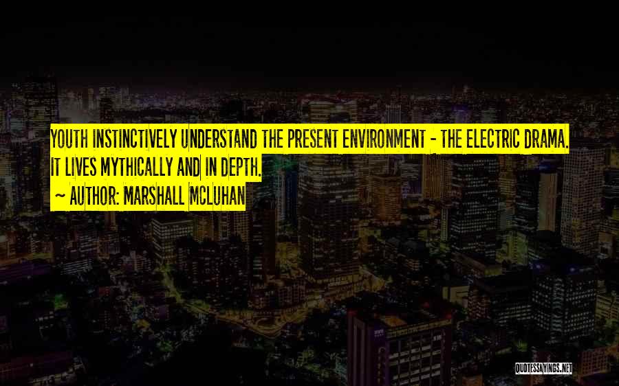 Youth And Environment Quotes By Marshall McLuhan