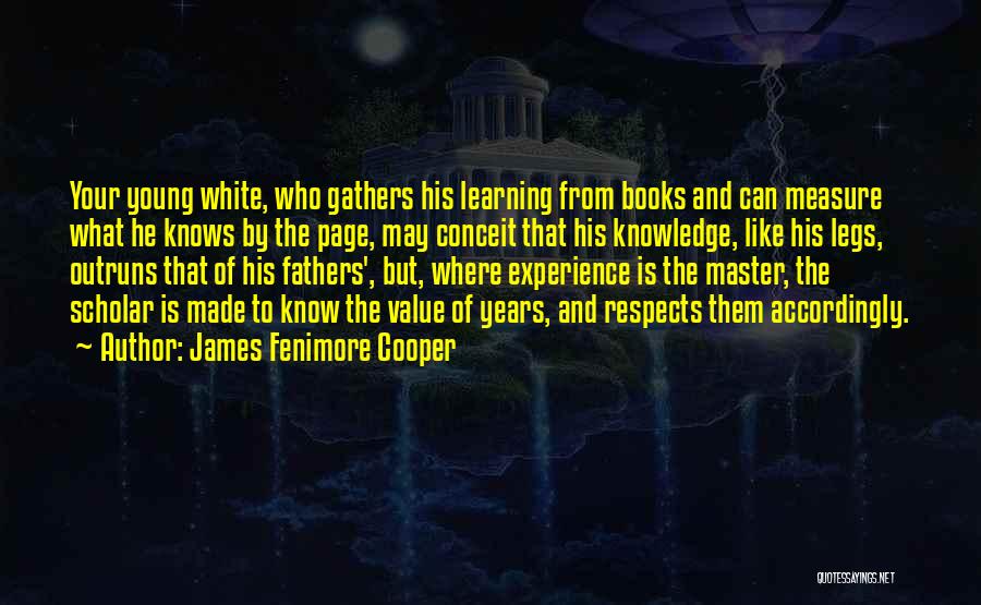 Youth And Experience Quotes By James Fenimore Cooper