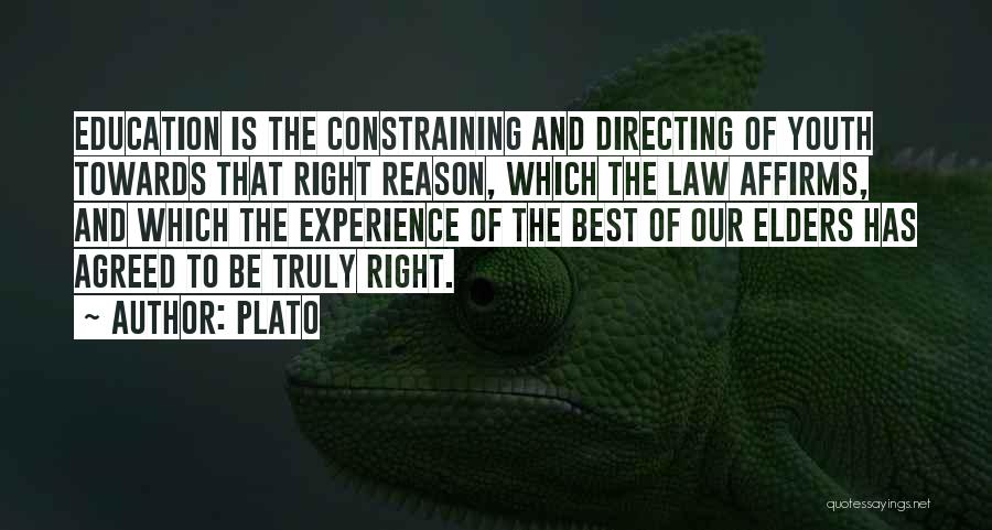Youth And Experience Quotes By Plato