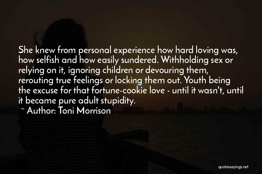 Youth And Experience Quotes By Toni Morrison