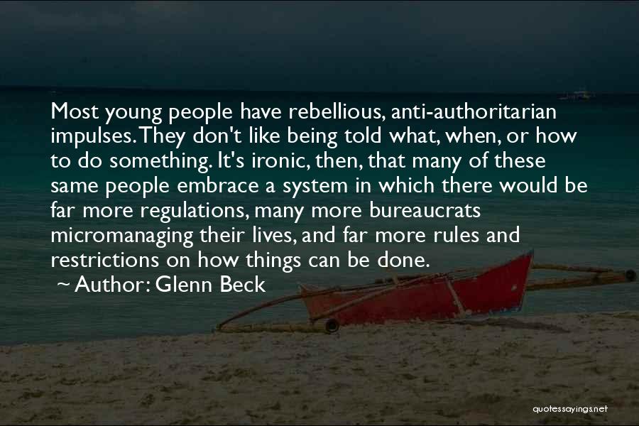 Youth And Government Quotes By Glenn Beck