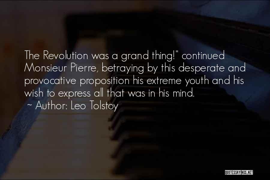 Youth And Peace Quotes By Leo Tolstoy