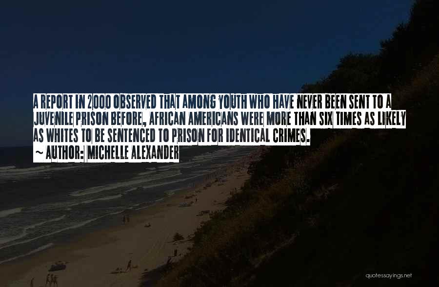 Youth Crimes Quotes By Michelle Alexander