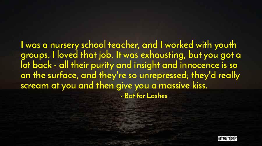 Youth Groups Quotes By Bat For Lashes Youth Groups Quotes By Bat For Lashes