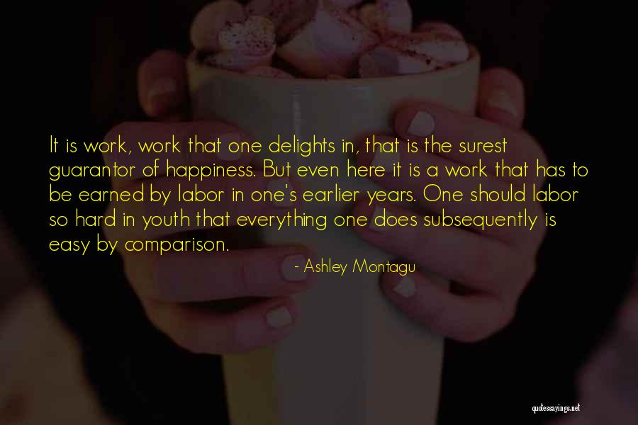 Youth Happiness Quotes By Ashley Montagu Youth Happiness Quotes By Ashley Montagu