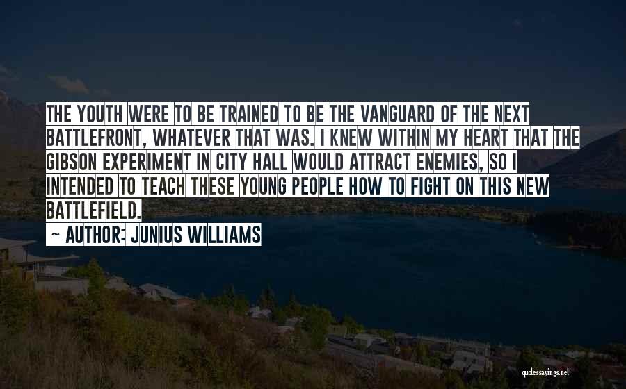 Youth In Politics Quotes By Junius Williams