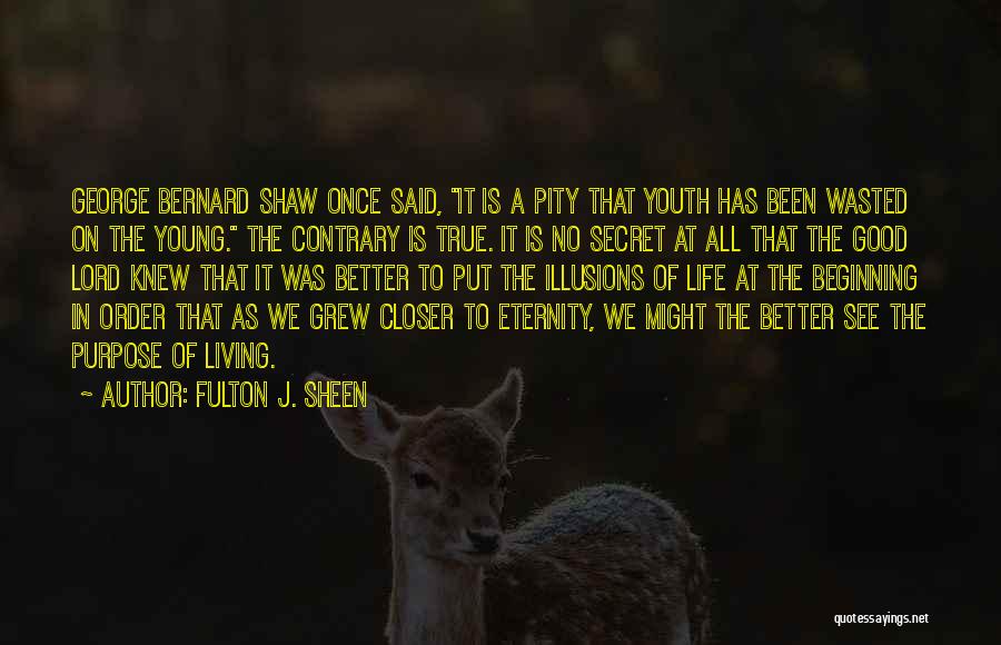 Youth Is Wasted On The Young Quotes By Fulton J. Sheen