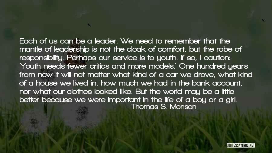 Top 22 Quotes & Sayings About Youth Leadership