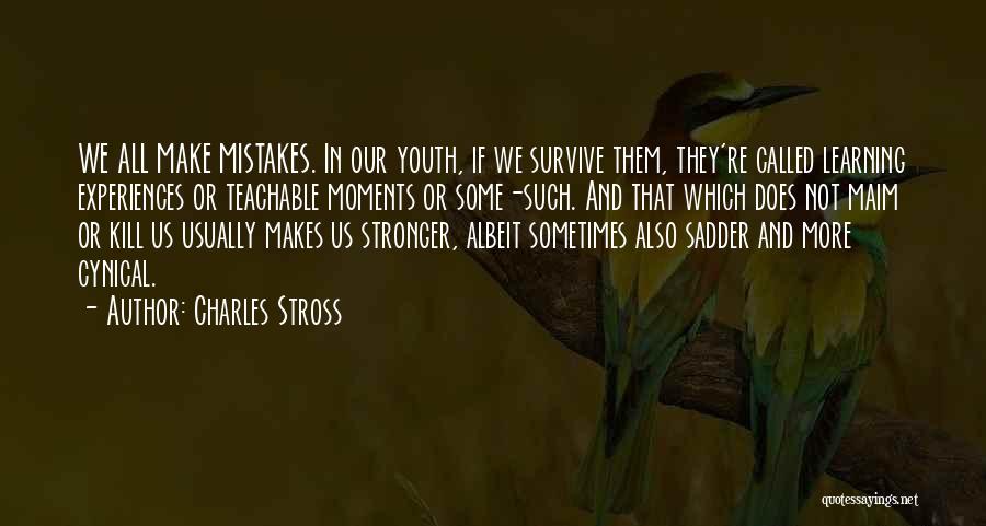 Youth Learning Quotes By Charles Stross