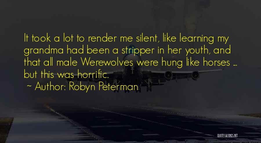 Youth Learning Quotes By Robyn Peterman