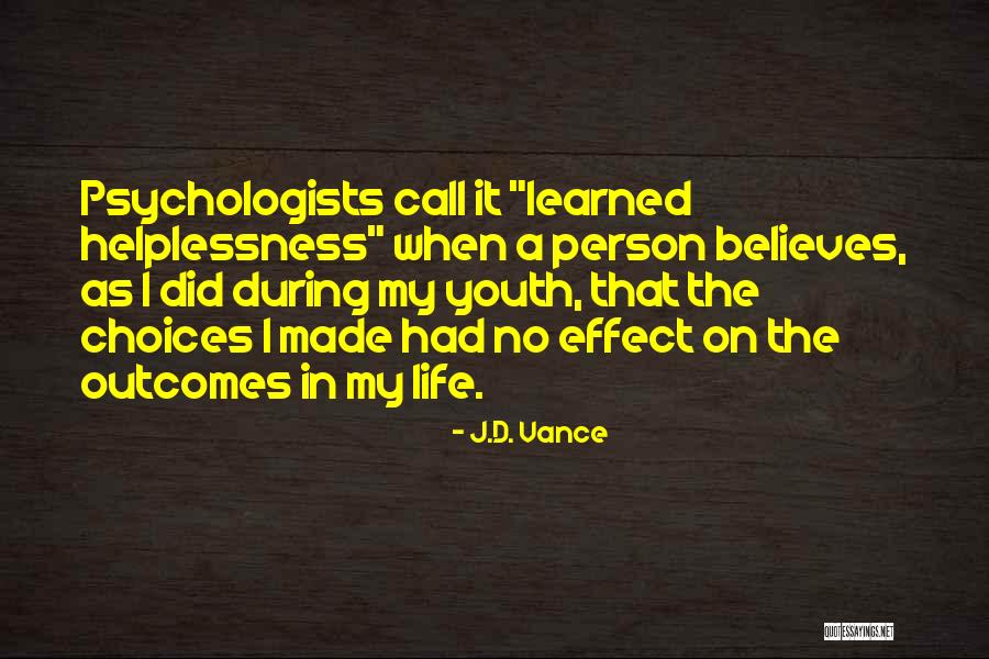Youth Life Quotes By J.D. Vance