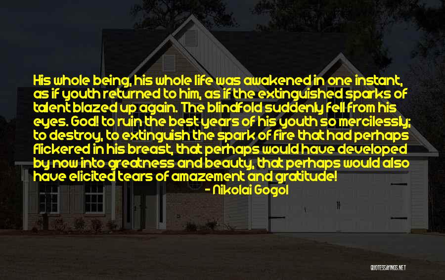 Youth On Fire Quotes By Nikolai Gogol Youth On Fire Quotes By Nikolai Gogol