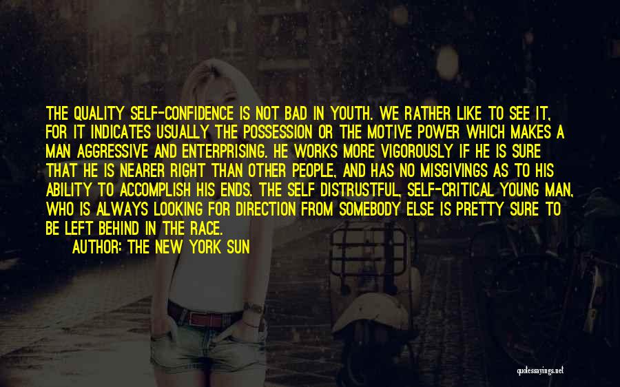 Youth Power Quotes By The New York Sun