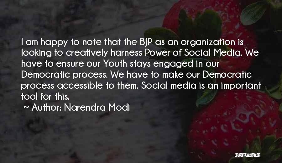 Youth That Is Happy Quotes By Narendra Modi