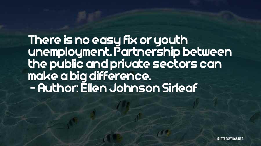 Youth Unemployment Quotes By Ellen Johnson Sirleaf