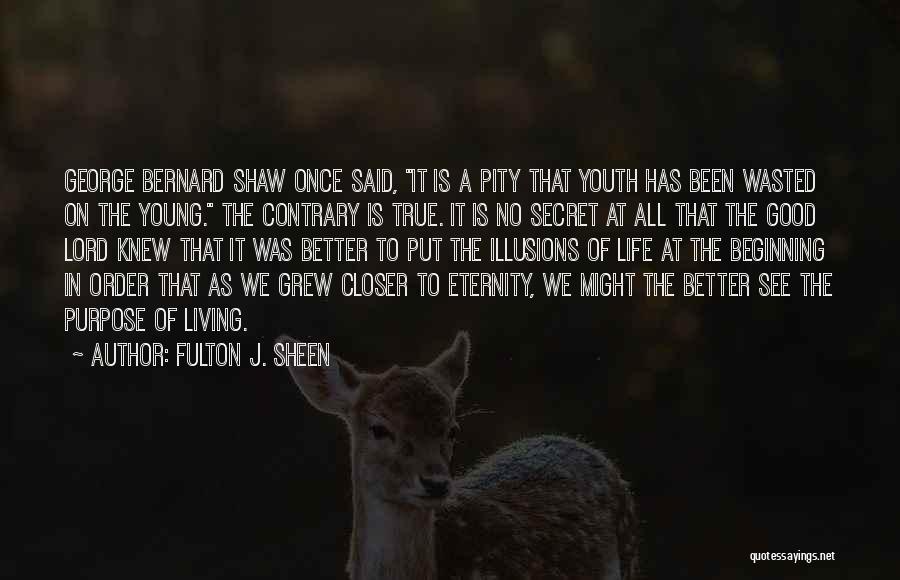 Youth Wasted On The Young Quotes By Fulton J. Sheen