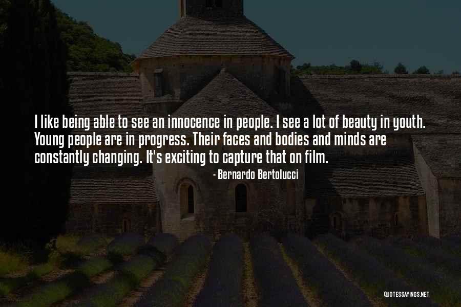 Youth Young Quotes By Bernardo Bertolucci