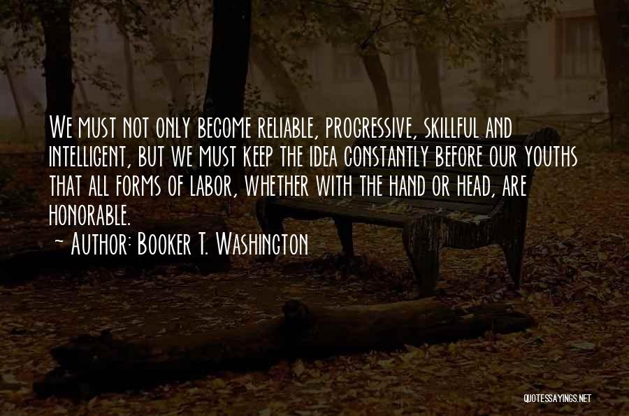 Youths Quotes By Booker T. Washington