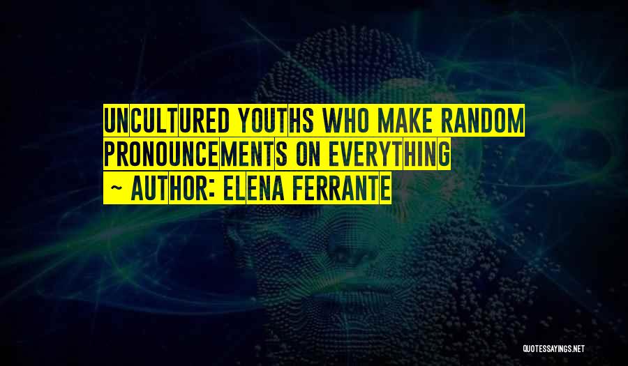 Youths Quotes By Elena Ferrante