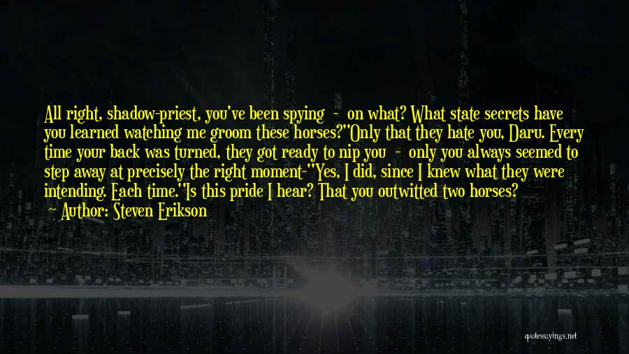 You've Always Got Me Quotes By Steven Erikson