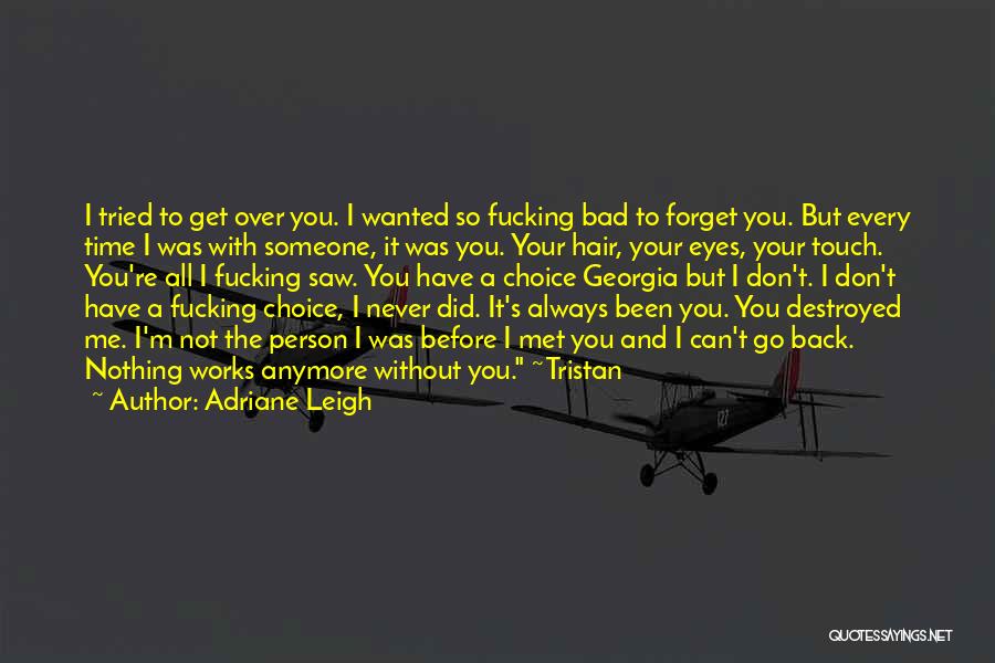 You've Destroyed Me Quotes By Adriane Leigh