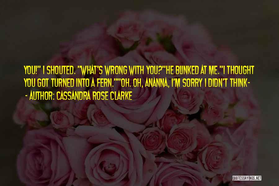 You've Got Me Wrong Quotes By Cassandra Rose Clarke