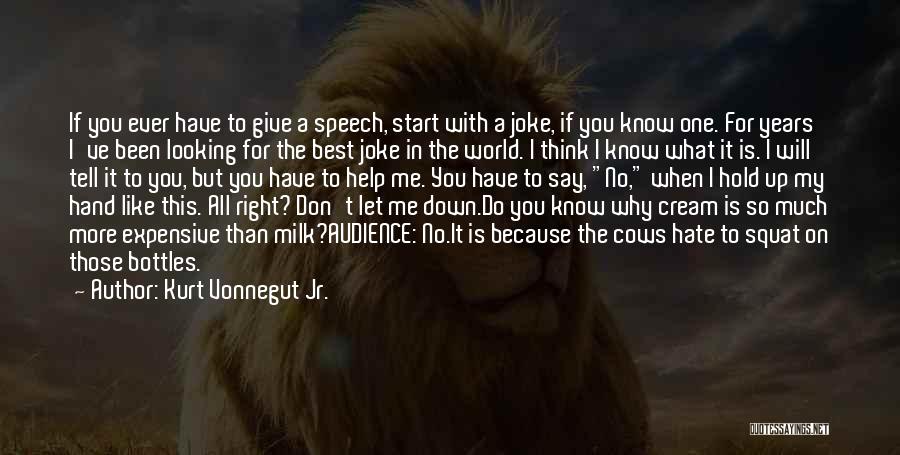 You've Let Me Down Quotes By Kurt Vonnegut Jr. You've Let Me Down Quotes By Kurt Vonnegut Jr.