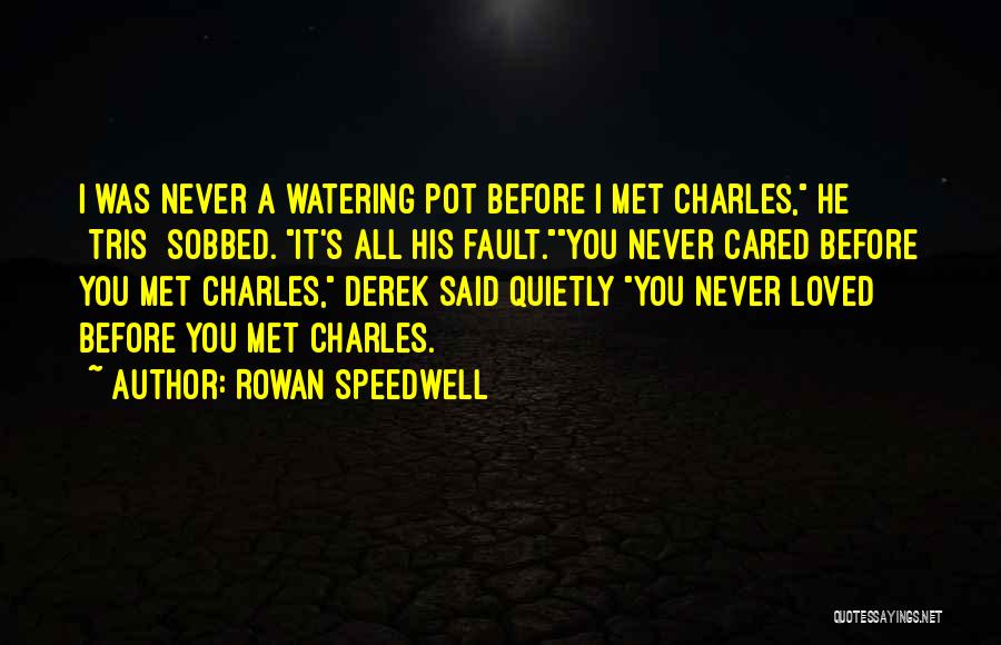 You've Never Cared Quotes By Rowan Speedwell
