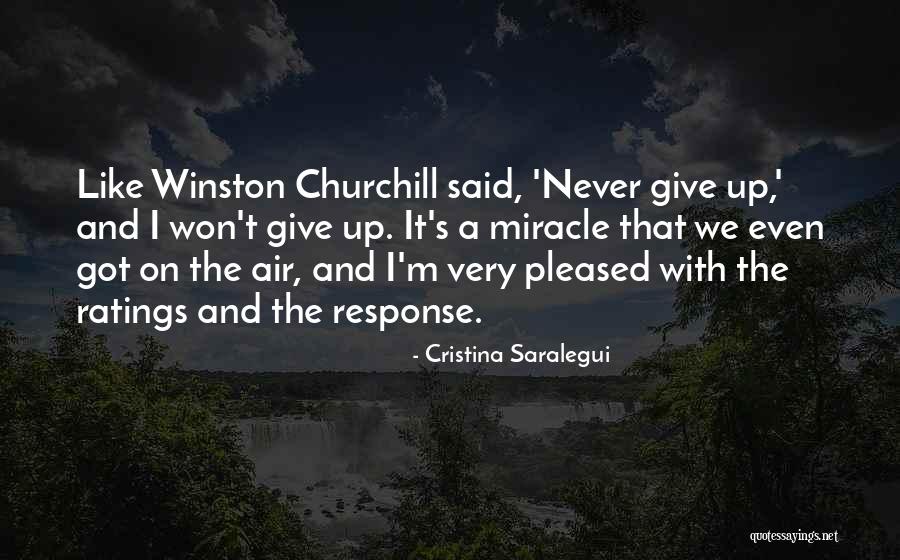 Ysanne Churchman Quotes By Cristina Saralegui Ysanne Churchman Quotes By Cristina Saralegui
