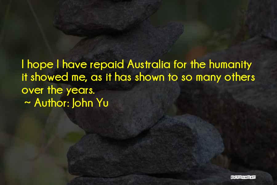 Yu Quotes By John Yu