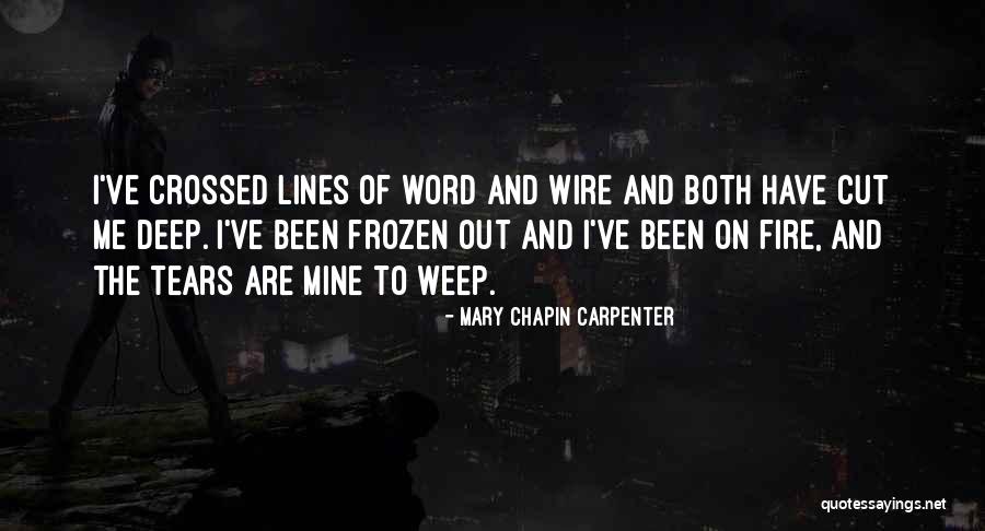 Yu Yee Oil Quotes By Mary Chapin Carpenter Yu Yee Oil Quotes By Mary Chapin Carpenter