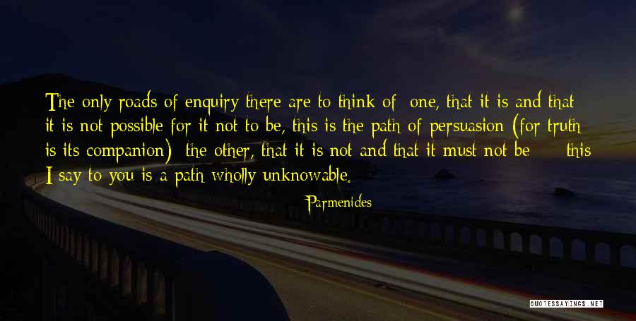 Yuanshen Quotes By Parmenides Yuanshen Quotes By Parmenides