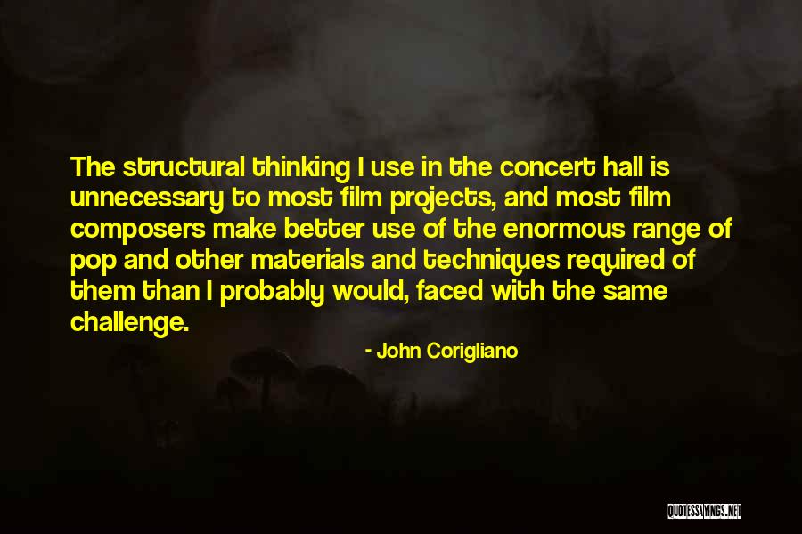 Yukselen Tente Quotes By John Corigliano Yukselen Tente Quotes By John Corigliano