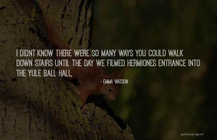 Yule Ball Quotes By Emma Watson Yule Ball Quotes By Emma Watson