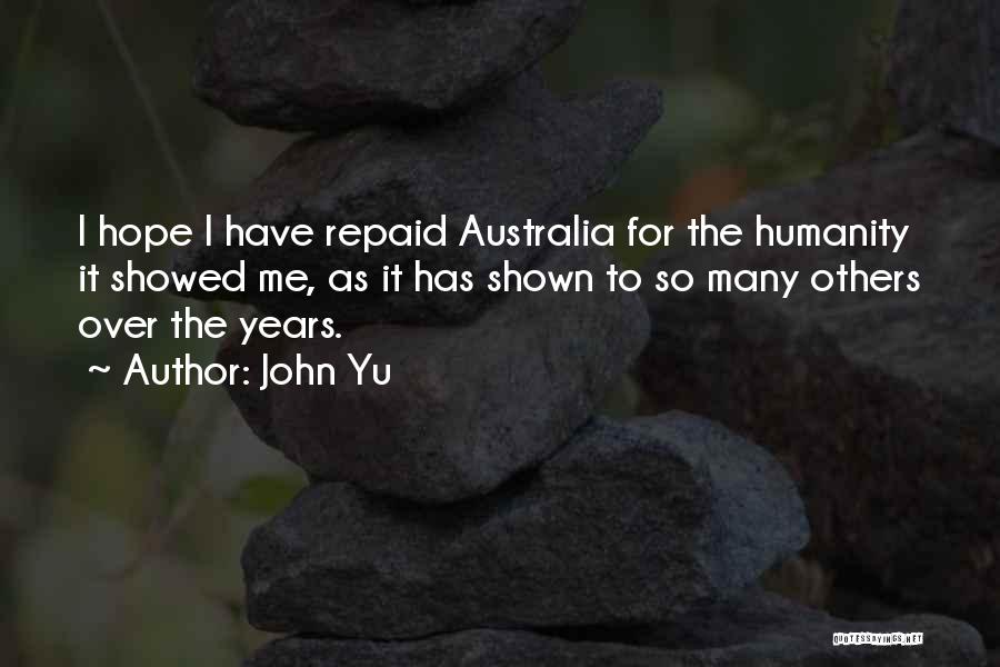 Yu'lon Quotes By John Yu