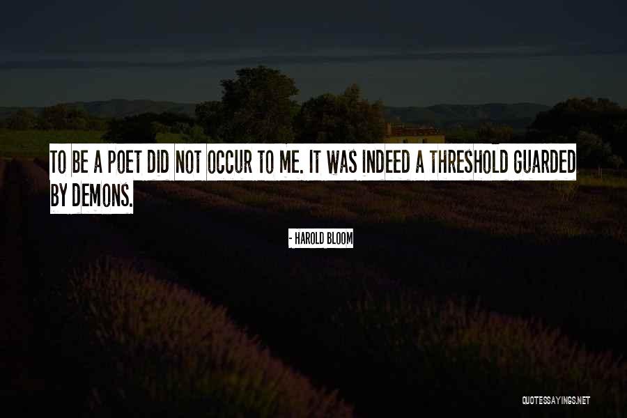 Yung Poppy Quotes By Harold Bloom Yung Poppy Quotes By Harold Bloom