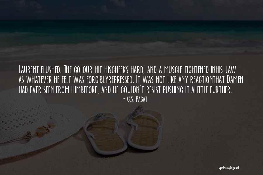Yurizan Beautiful Stockings Quotes By C.S. Pacat Yurizan Beautiful Stockings Quotes By C.S. Pacat