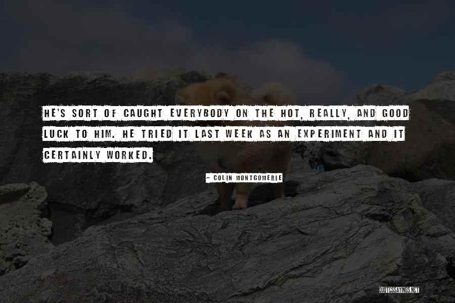 Yurkewecz Quotes By Colin Montgomerie Yurkewecz Quotes By Colin Montgomerie