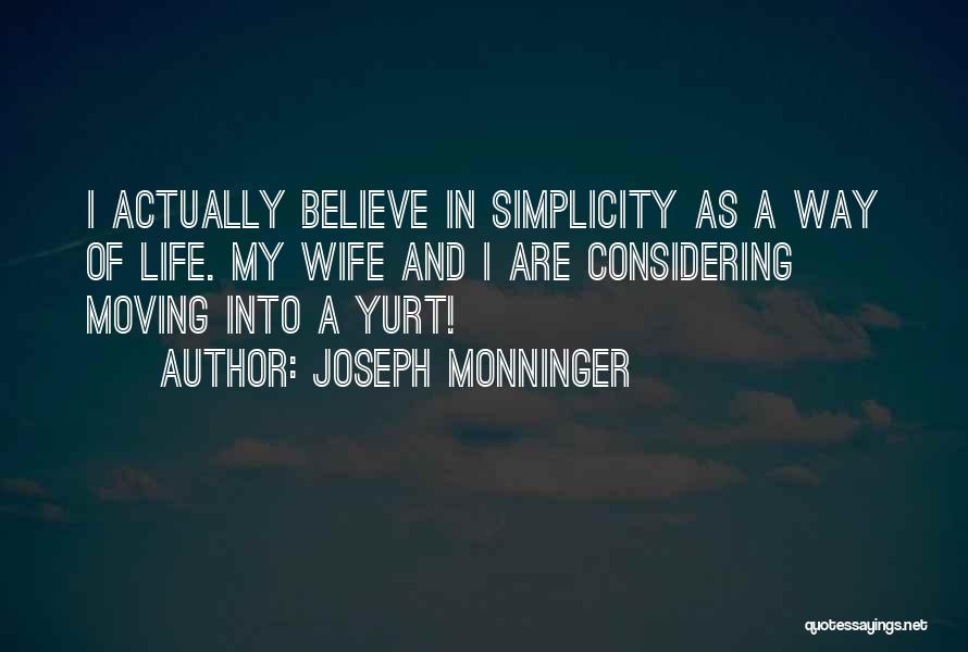 Yurt Quotes By Joseph Monninger