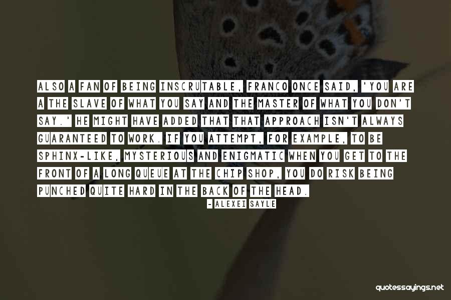 Yusry Jika Quotes By Alexei Sayle Yusry Jika Quotes By Alexei Sayle