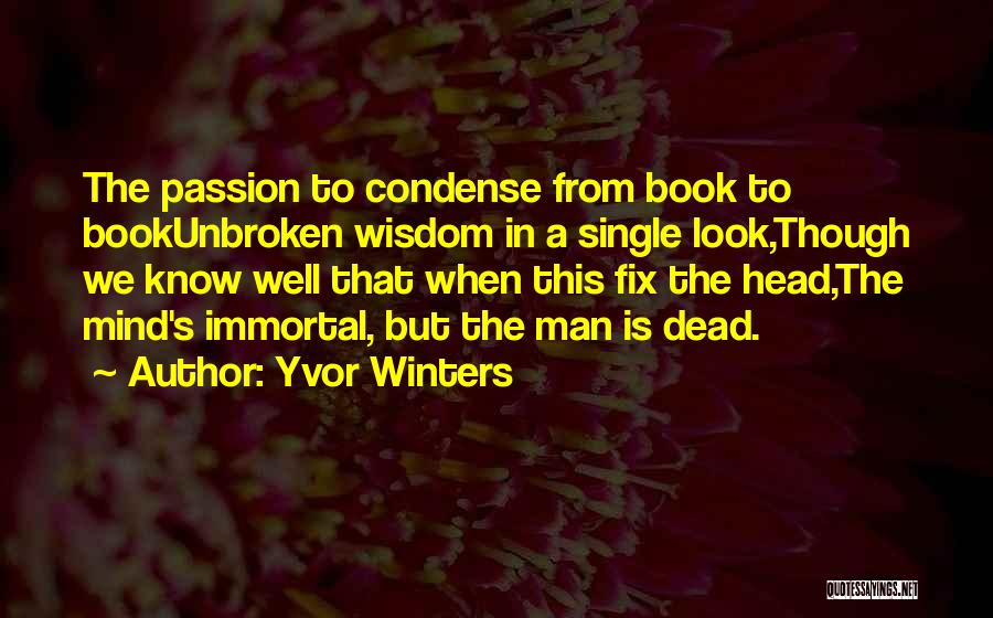 Yvor Winters Quotes 1790287