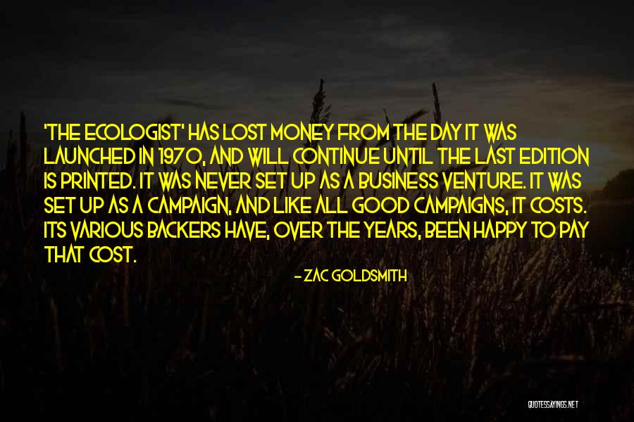 Zac Quotes By Zac Goldsmith