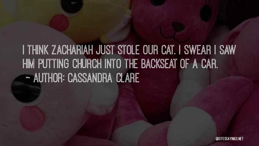 Zachariah Quotes By Cassandra Clare