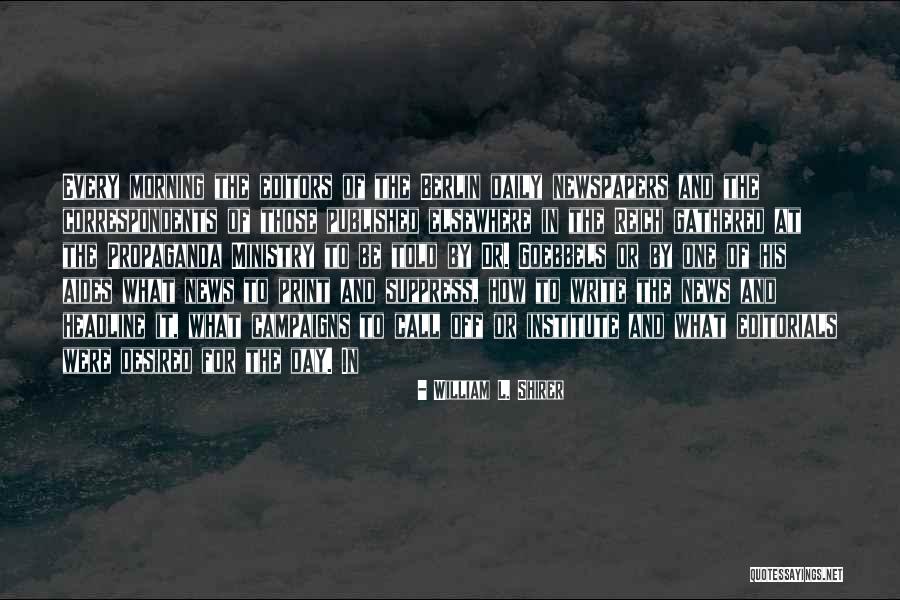 Zaczarowany Ol Wek Quotes By William L. Shirer Zaczarowany Ol Wek Quotes By William L. Shirer