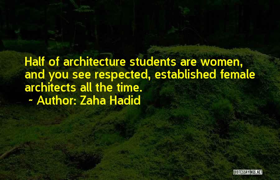 Zaha Quotes By Zaha Hadid