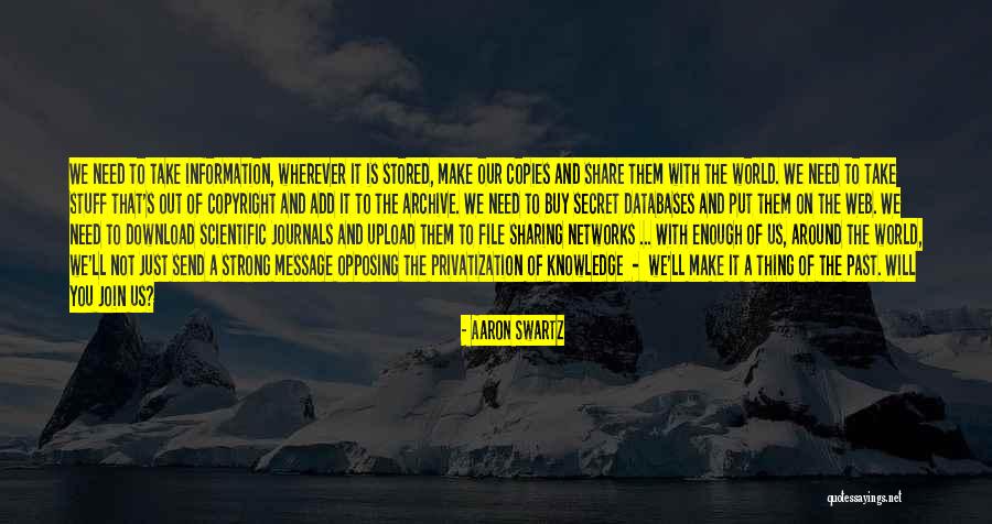 Zahedi Fiu Quotes By Aaron Swartz Zahedi Fiu Quotes By Aaron Swartz