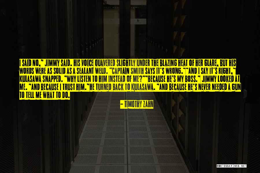 Zahn Quotes By Timothy Zahn Zahn Quotes By Timothy Zahn