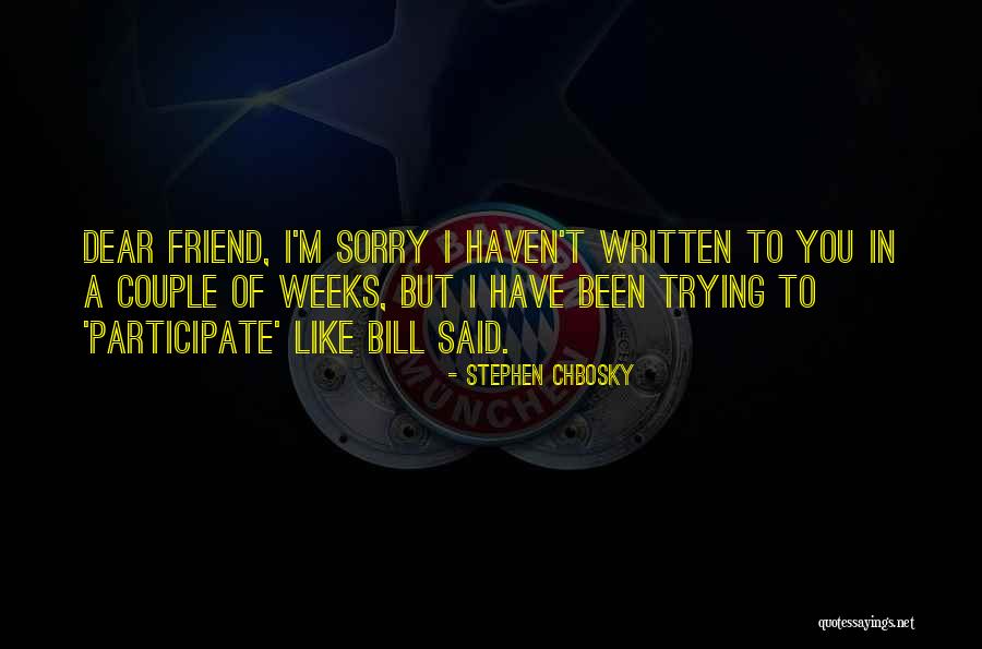 Zajt Rk Pek Quotes By Stephen Chbosky Zajt Rk Pek Quotes By Stephen Chbosky