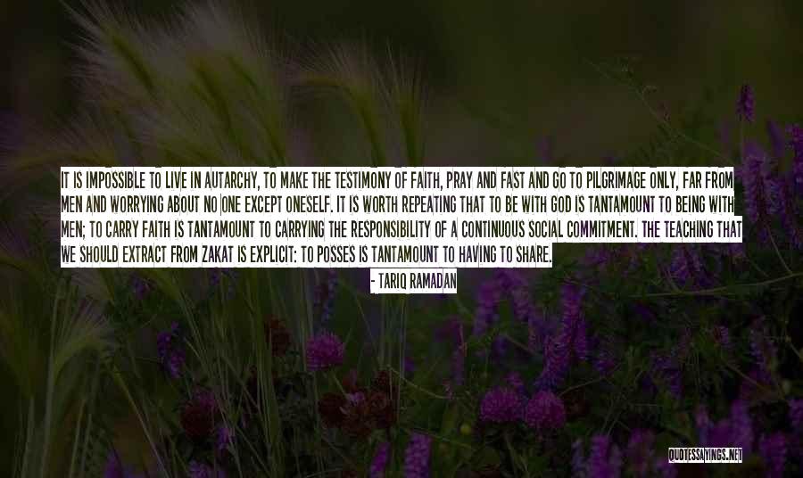 Zakat Quotes By Tariq Ramadan